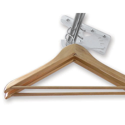 Sloped Ceiling Clothes Rod Bracket - Chrome