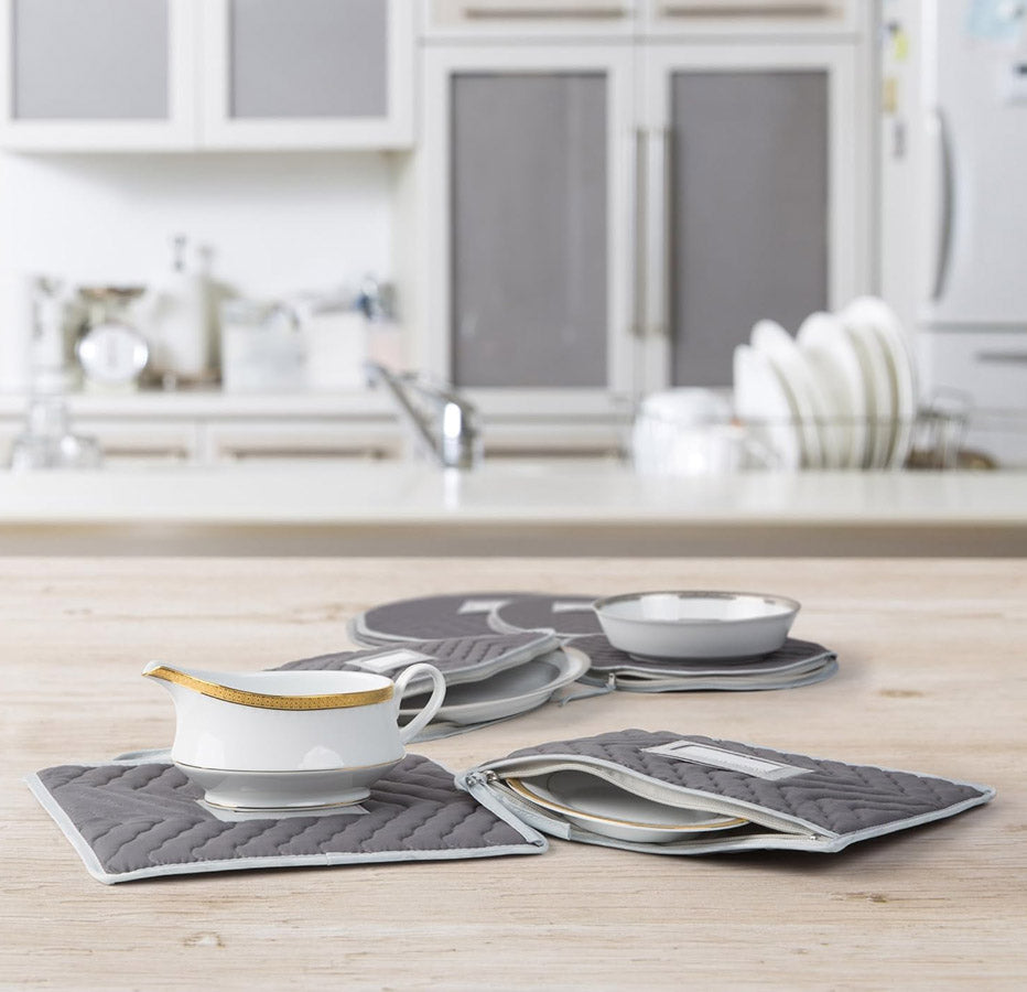 Microfiber Quilted Accessory Storage Cases