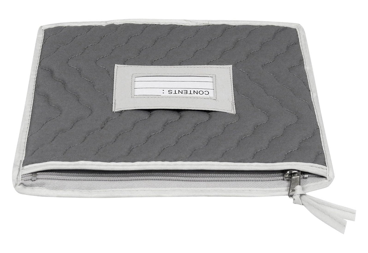 Microfiber Quilted Accessory Storage Cases