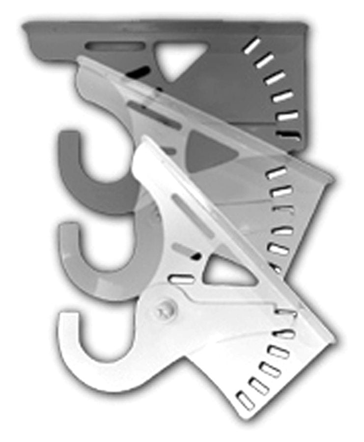 Sloped Ceiling Clothes Rod Bracket - Chrome